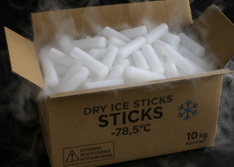 glace carbonique sticks